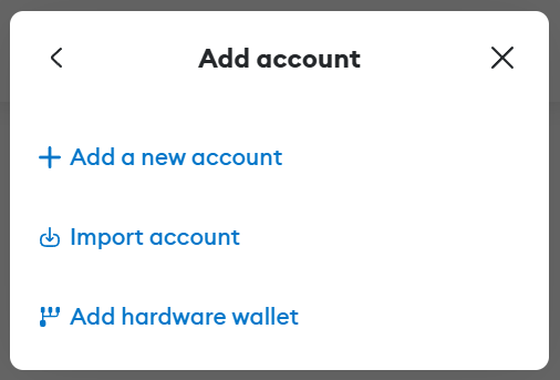 Add New MetaMask Account