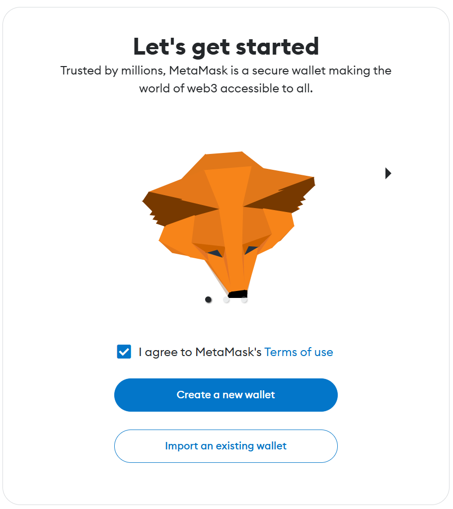 Create a MetaMask Wallet