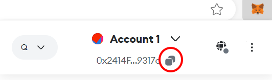 Get MetaMask Wallet Address