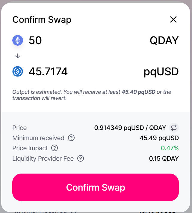 Confirm Transaction